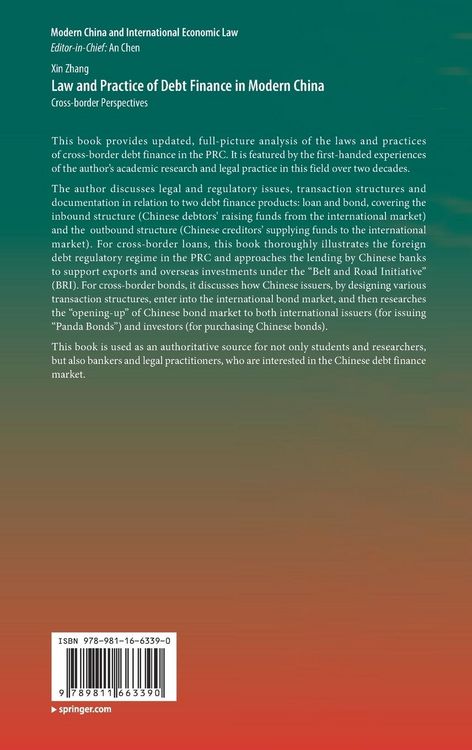 Produktbild: Law and Practice of Debt Finance in Modern China