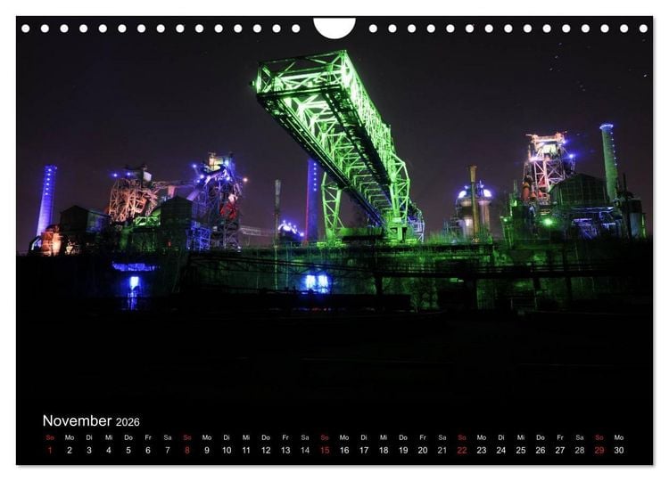 Produktbild: Industriekultur Ruhrgebiet (Wandkalender 2026 DIN A4 quer), CALVENDO Monatskalender