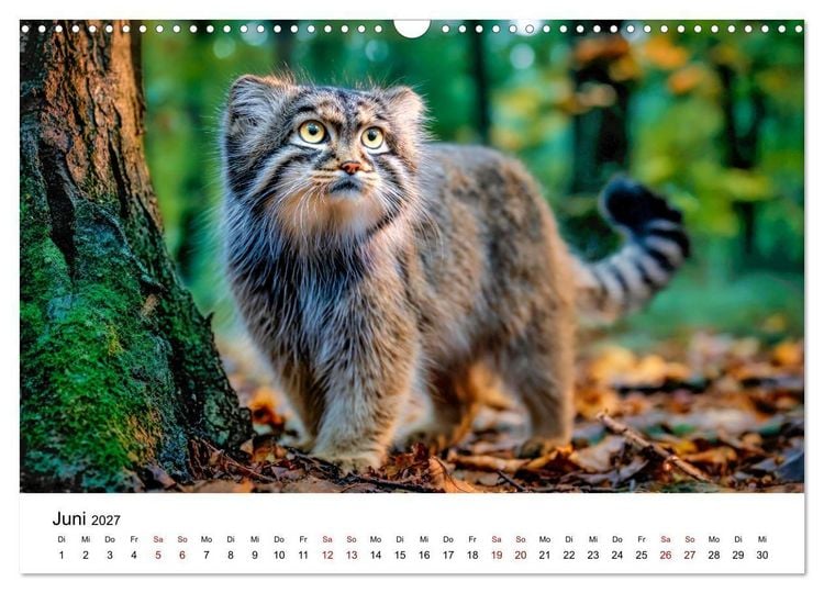 Produktbild: Gegen alles! - Pallaskatzen in ihrer Welt (Wandkalender 2027 DIN A3 quer), CALVENDO Monatskalender