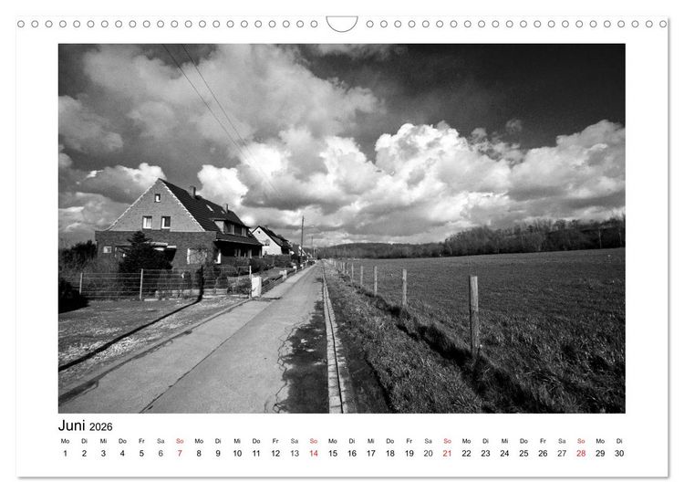Produktbild: Bochum Black and White (Wandkalender 2026 DIN A3 quer), CALVENDO Monatskalender