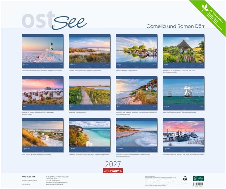 Produktbild: Ostsee Kalender 2027