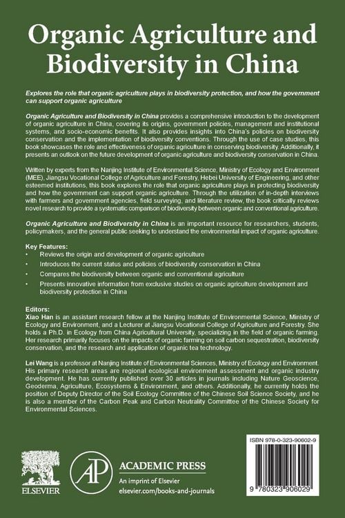 Produktbild: Organic Agriculture and Biodiversity in China