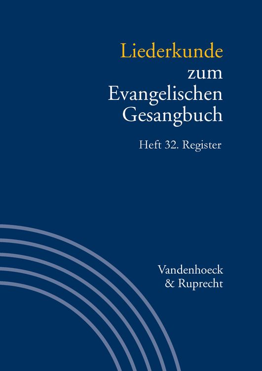 Produktbild: Liederkunde zum Evangelischen Gesangbuch. Register