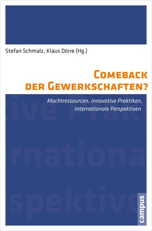 Produktbild: Comeback der Gewerkschaften?