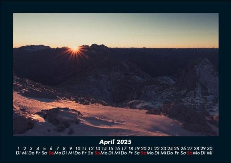 Produktbild: Berge 2025 Fotokalender DIN A5