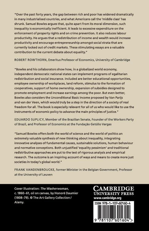 Produktbild: The New Economics of Inequality and Redistribution