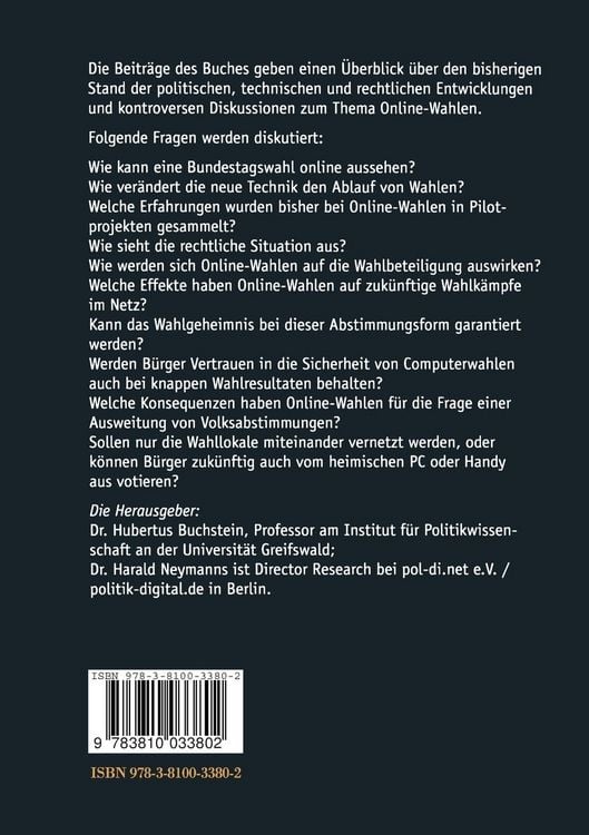Produktbild: Online-Wahlen
