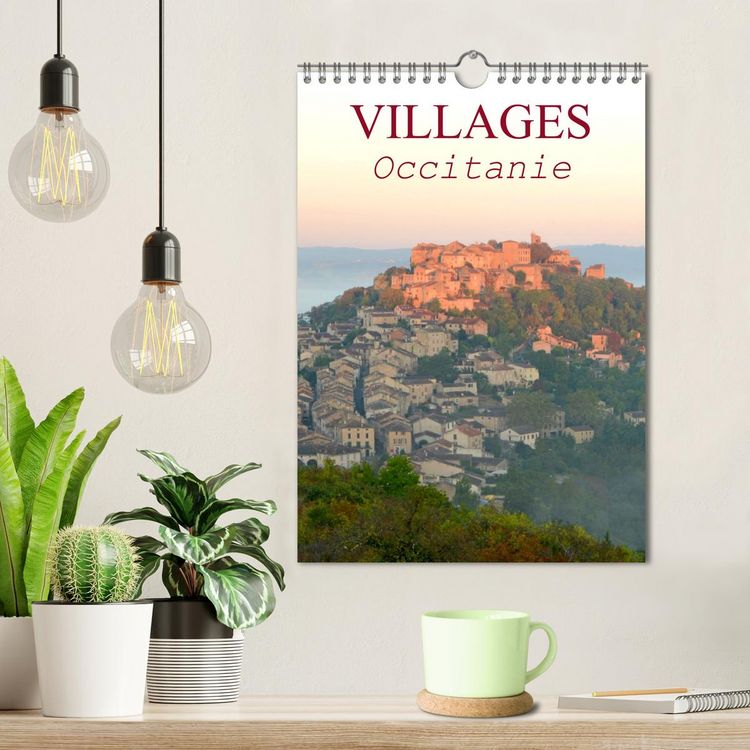 Produktbild: VILLAGES Occitanie (Calendrier mural 2026 DIN A4 horizontal), CALVENDO calendrier mensuel
