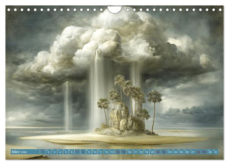 Produktbild: Zwischen Licht und Stille - Tr&auml;ume aus Licht und Form (Wandkalender 2026 DIN A4 quer), CALVENDO Monatskalender