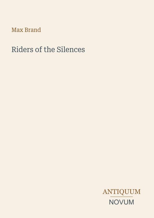 Produktbild: Riders of the Silences