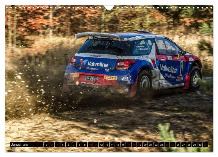 Produktbild: SCHNELL! AUTHENTISCH! MITTENDRIN! - RALLYE! (Wandkalender 2026 DIN A3 quer), CALVENDO Monatskalender
