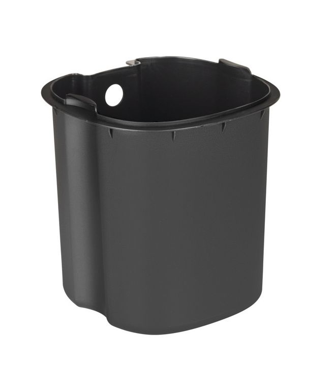 Kosmetikeimer Mod. Fianema, schwarz, 3L, Metall/Bambus, Easy-Close, mit  herausnehmbarem kaufen