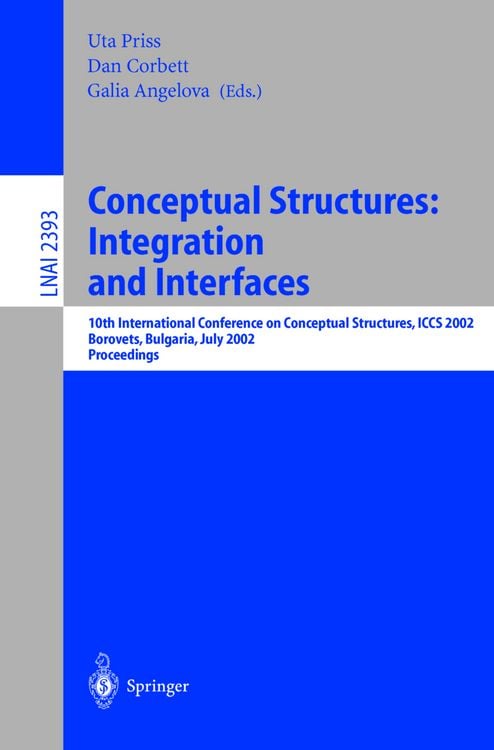 Produktbild: Conceptual Structures: Integration and Interfaces