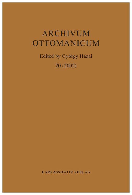 Produktbild: Archivum Ottomanicum 20 (2002)