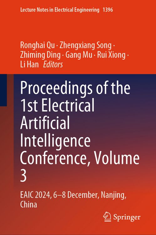 Produktbild: Proceedings of the 1st Electrical Artificial Intelligence Conference, Volume 3