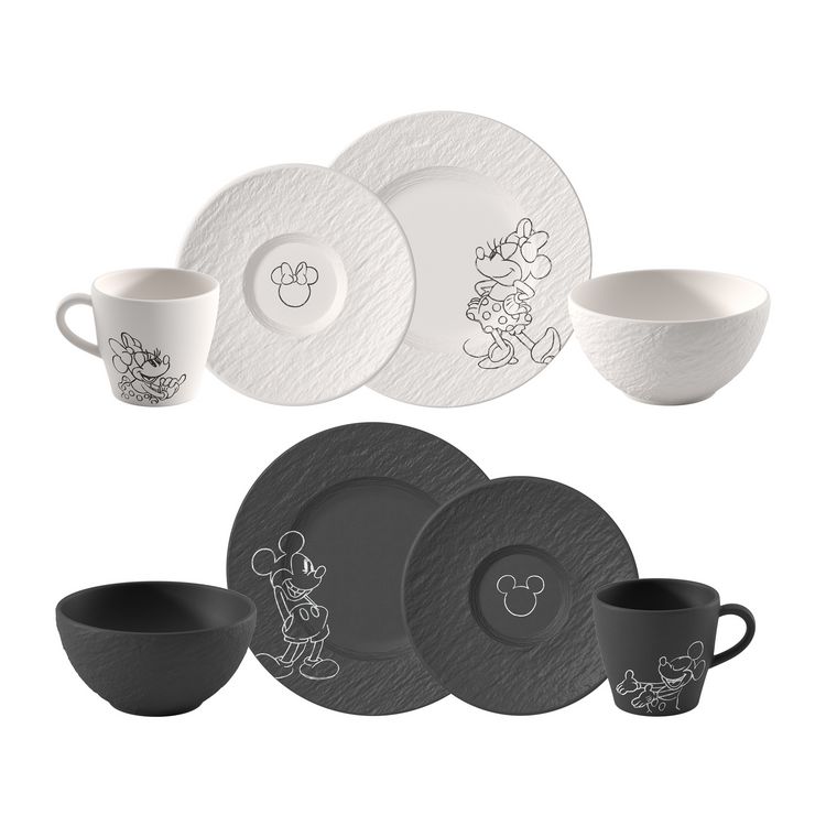 Produktbild: Villeroy & Boch Manufacture - Mickey Mouse Fr&uuml;hst&uuml;cks-Set, 8-teilig