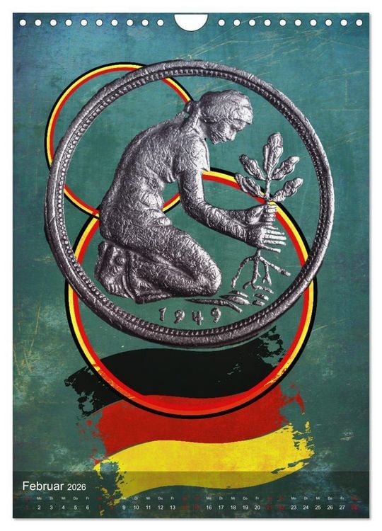 Produktbild: M&uuml;nzen - Geld aus aller Welt (Wandkalender 2026 DIN A4 hoch), CALVENDO Monatskalender