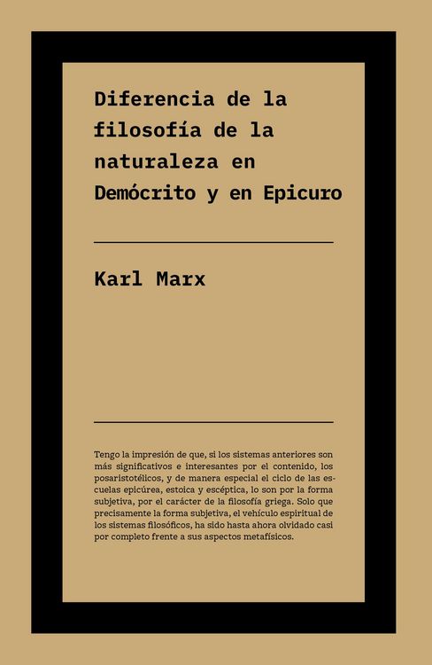Produktbild: Diferencia entre la filosof&iacute;a de la naturaleza en Dem&oacute;crito y en Epicuro
