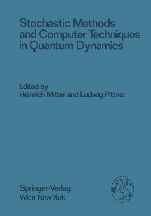 Produktbild: Stochastic Methods and Computer Techniques in Quantum Dynamics