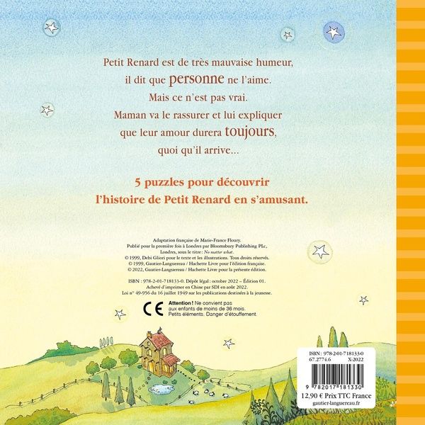 Produktbild: Je t'aimerai toujours, quoi qu'il arrive... : 5 puzzles de 9 pi&egrave;ces