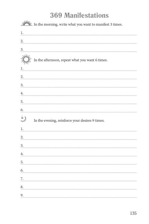 Produktbild: The 369 Manifestation Journal
