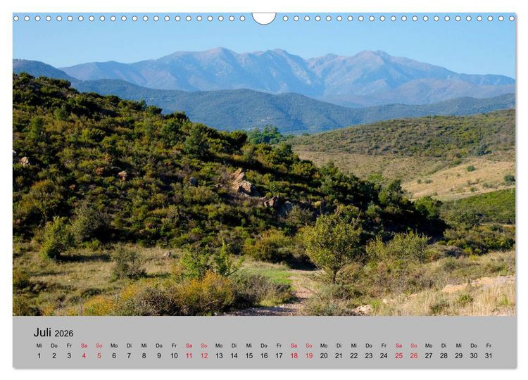 Produktbild: Franz&ouml;sische Pyren&auml;en (Wandkalender 2026 DIN A3 quer), CALVENDO Monatskalender