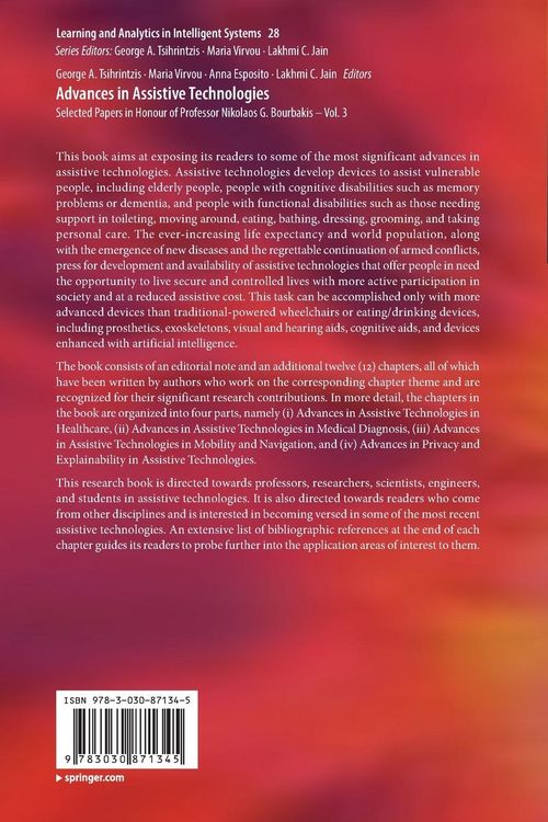 Produktbild: Advances in Assistive Technologies