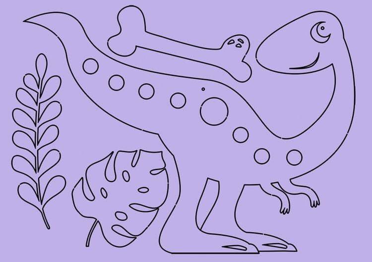Produktbild: Pompon Art "Dinos"