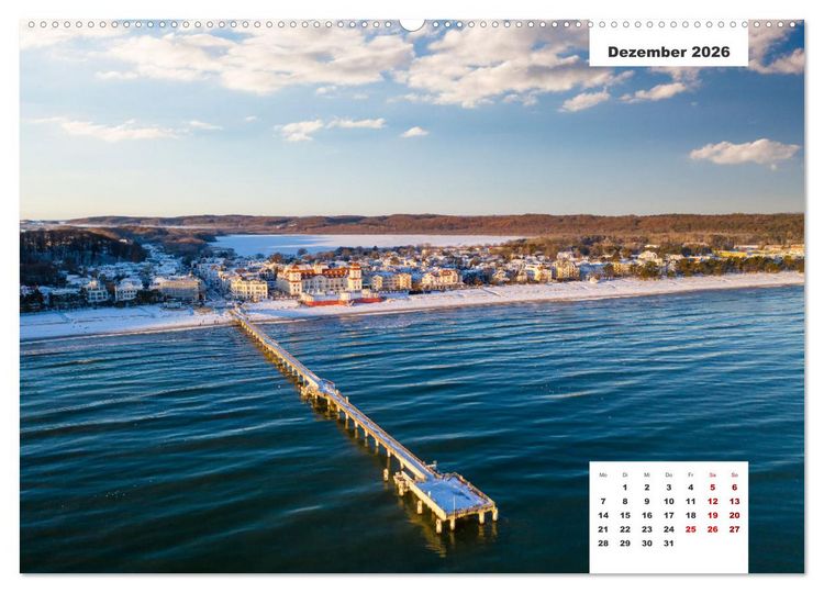 Produktbild: R&uuml;gen Panorama (hochwertiger Premium Wandkalender 2026 DIN A2 quer), Kunstdruck in Hochglanz