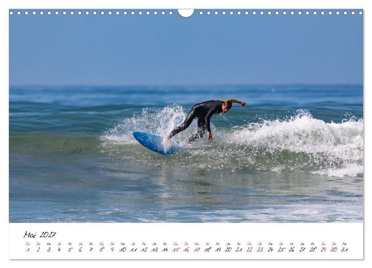 Produktbild: Surfen in der Bretagne (Wandkalender 2027 DIN A3 quer), CALVENDO Monatskalender