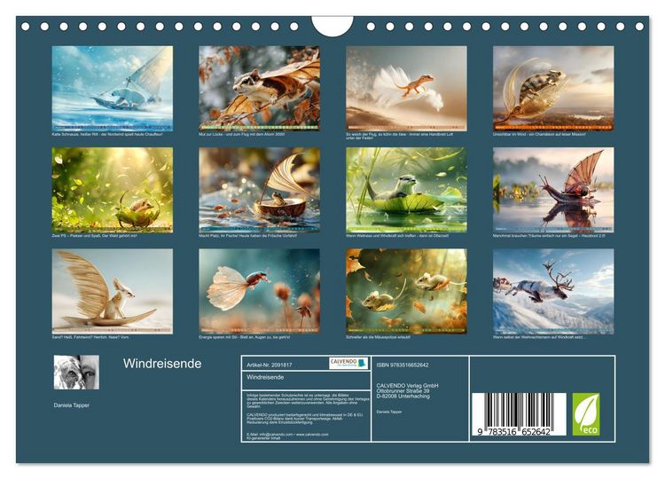 Produktbild: Windreisende (Wandkalender 2026 DIN A4 quer), CALVENDO Monatskalender