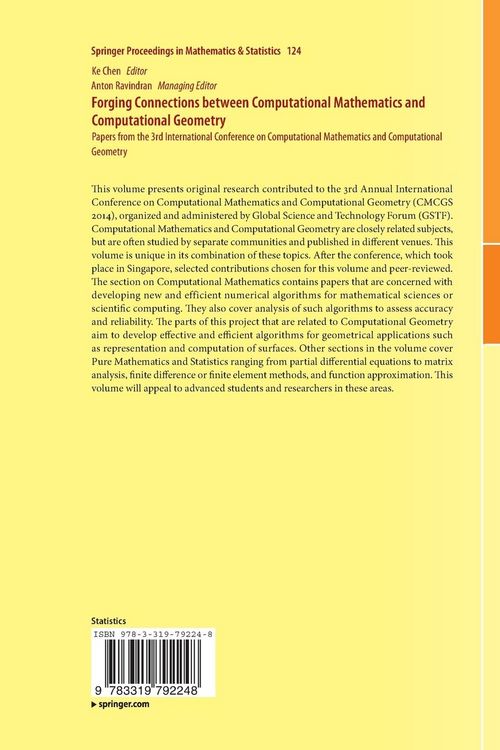 Produktbild: Forging Connections between Computational Mathematics and Computational Geometry