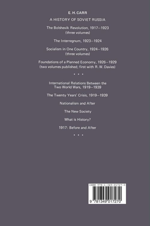 Produktbild: Essays in Honour of E. H. Carr