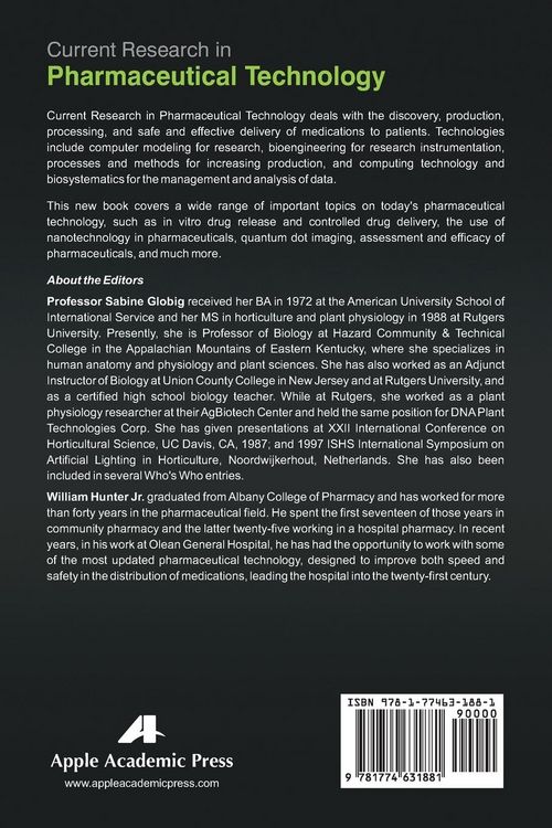 Produktbild: Current Research in Pharmaceutical Technology