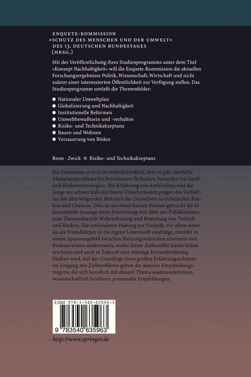Produktbild: Risiko- und Technikakzeptanz