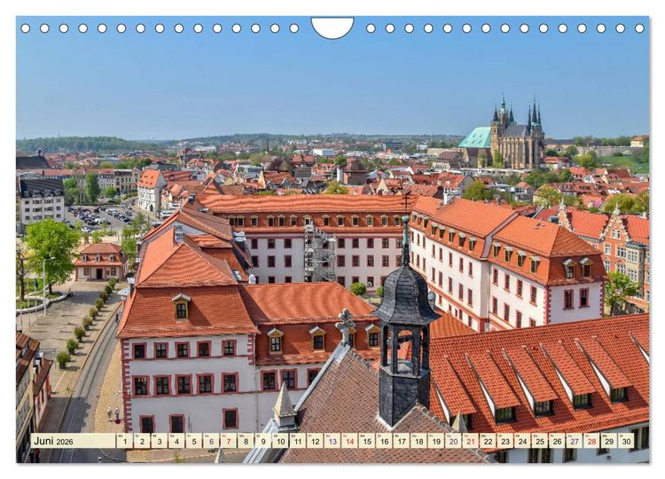 Produktbild: Erfurt - meine Stadt mit viel Herz (Wandkalender 2026 DIN A4 quer), CALVENDO Monatskalender