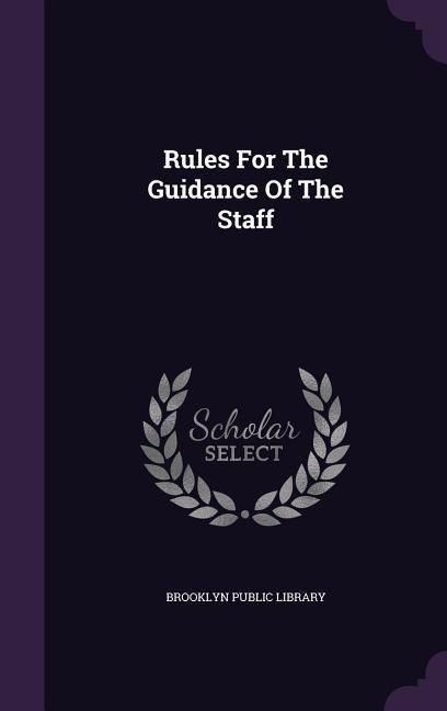 Produktbild: Rules For The Guidance Of The Staff