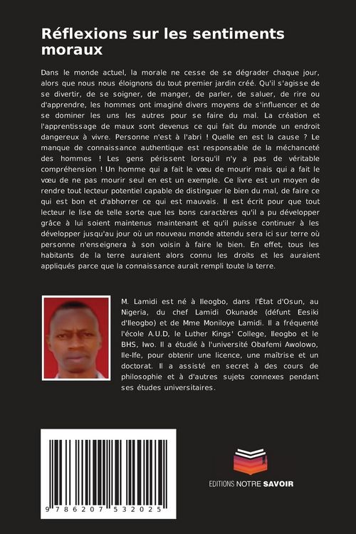 Produktbild: R&eacute;flexions sur les sentiments moraux