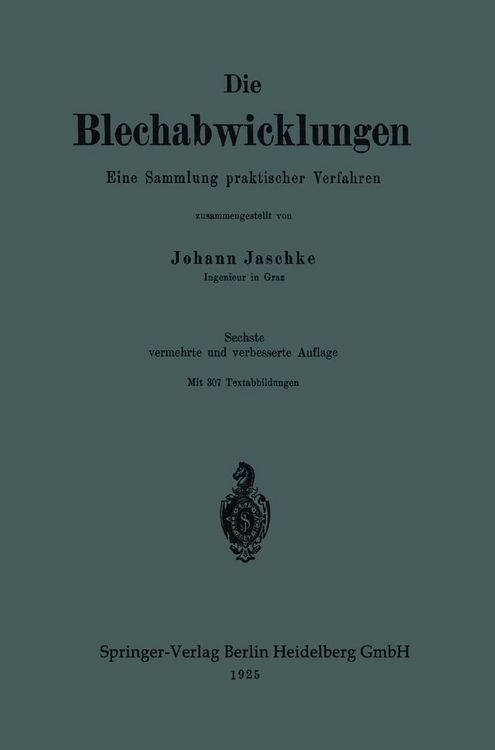 Produktbild: Die Blechabwicklungen