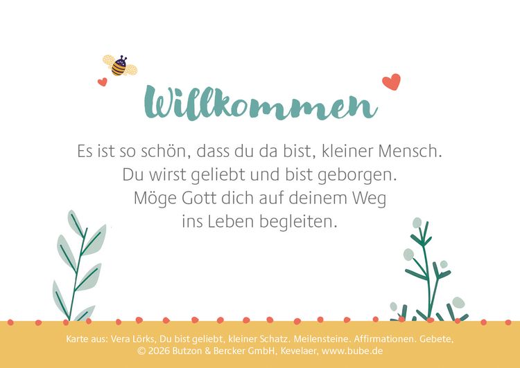 Produktbild: Du bist geliebt, kleiner Schatz