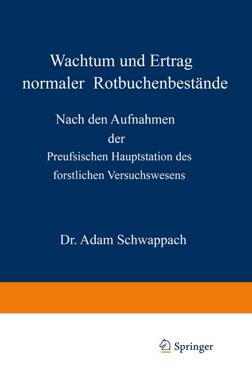 Produktbild: Wachstum und Ertrag normaler Rotbuchenbest&auml;nde