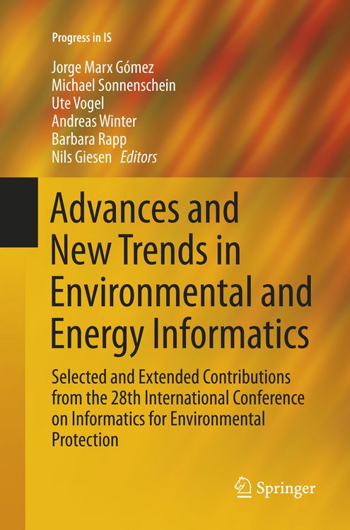 Produktbild: Advances and New Trends in Environmental and Energy Informatics