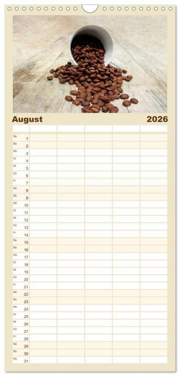 Produktbild: Familienplaner 2026 - Der K&uuml;chenkalender mit 5 Spalten (Wandkalender, 21 x 45 cm) CALVENDO