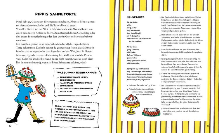 Produktbild: Das Pippi Langstrumpf Kochbuch