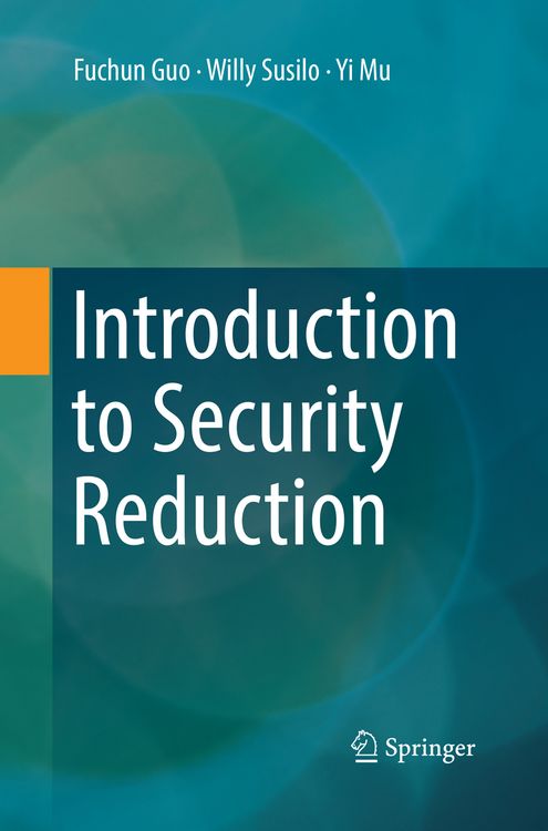 Produktbild: Introduction to Security Reduction