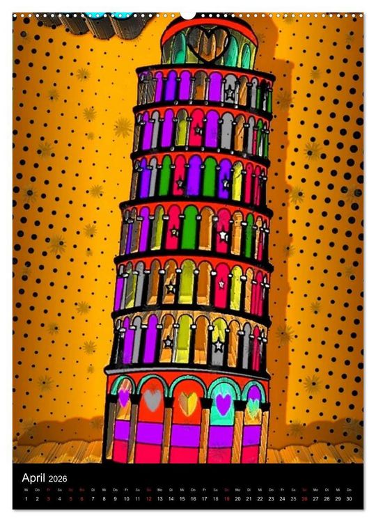 Produktbild: Pop ist auch eine ART von Nico Bielow (hochwertiger Premium Wandkalender 2026 DIN A2 hoch), Kunstdruck in Hochglanz