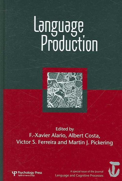 Produktbild: Language Production: First International Workshop on Languag