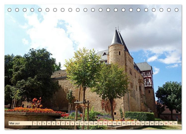 Produktbild: Alzey in Rheinhessen Ein Stadtspaziergang im Sommer (Tischkalender 2027 DIN A5 quer), CALVENDO Monatskalender
