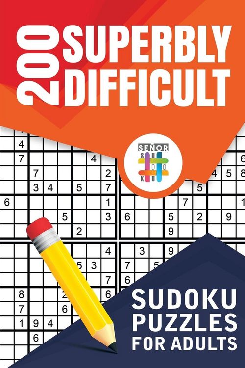 Produktbild: 200 Superbly Difficult Sudoku Puzzles for Adults
