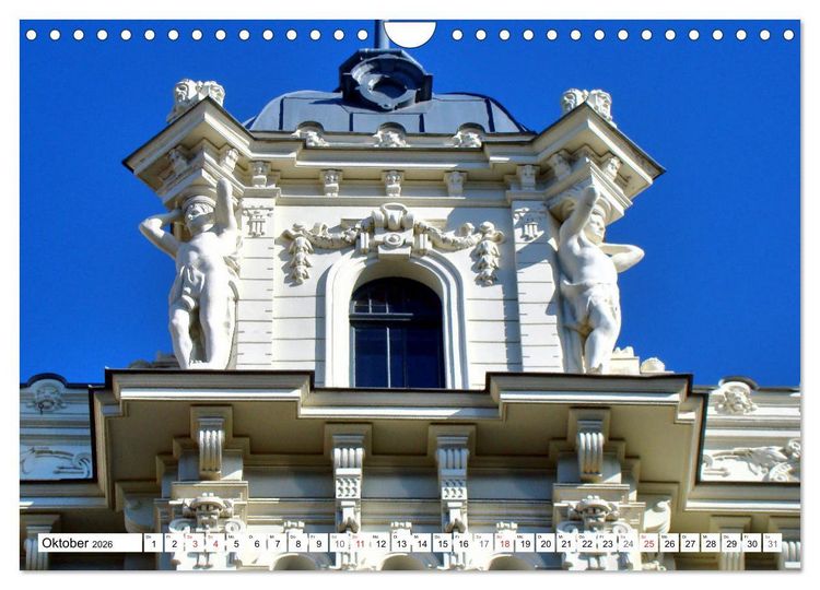 Produktbild: Jugendstil in Riga - Schmuckst&uuml;cke der lettischen Hauptstadt (Wandkalender 2026 DIN A4 quer), CALVENDO Monatskalender